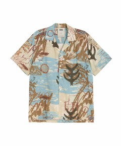 Heren overhemd korte mouw multicolor