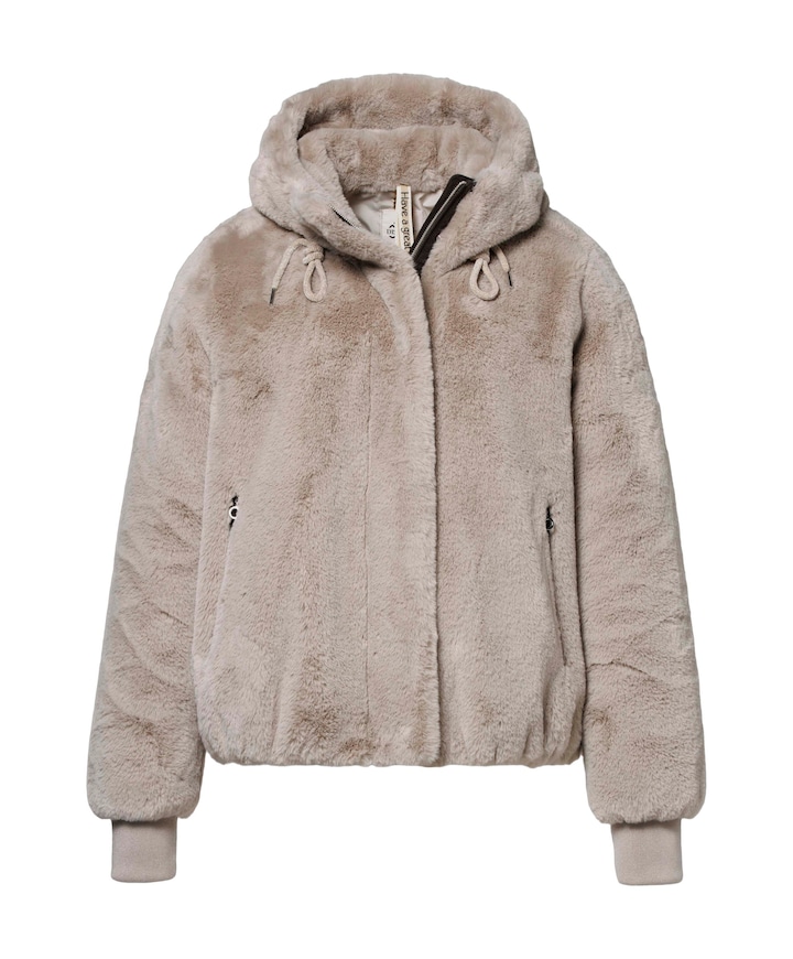 Dames jas beige