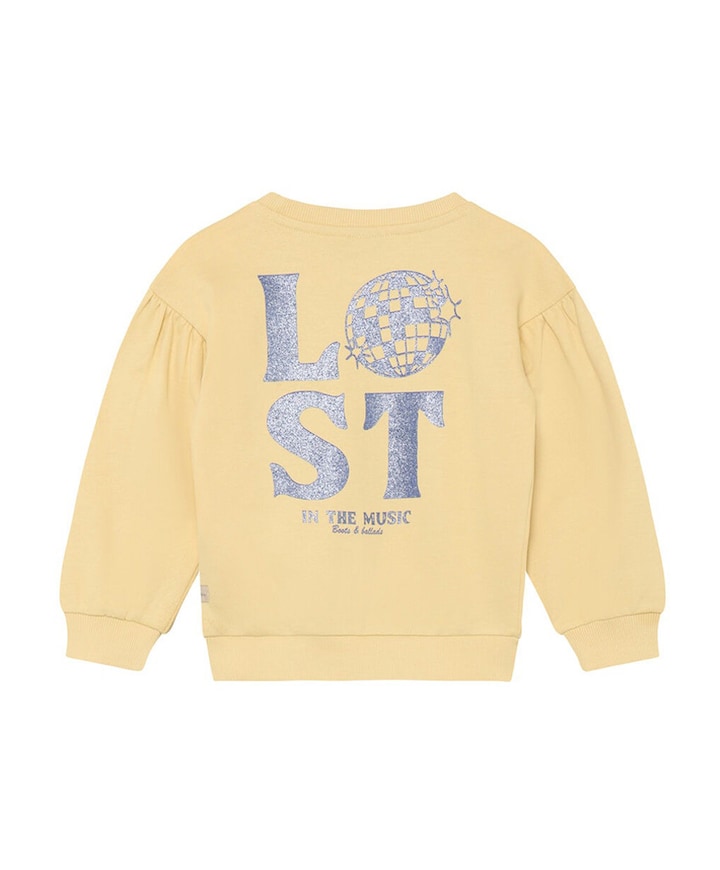 Meisjes sweater geel