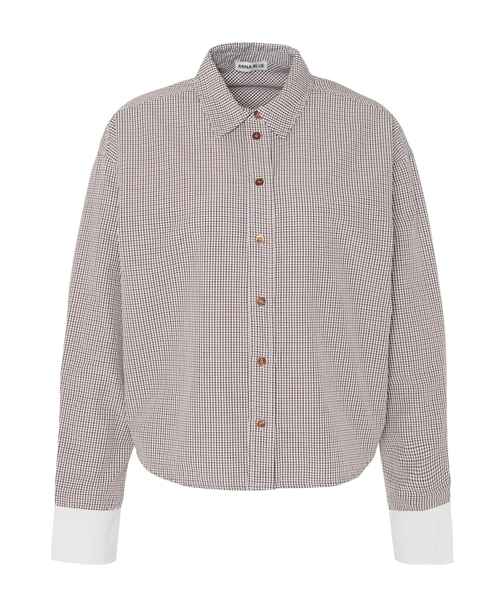 Dames blouse bruin