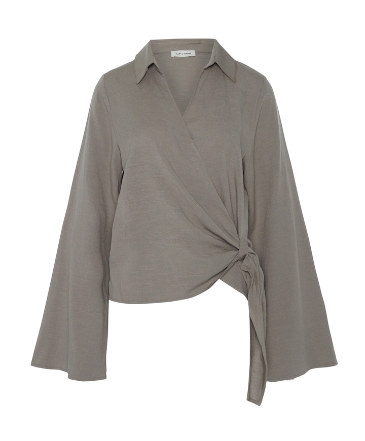 Dames blouse beige