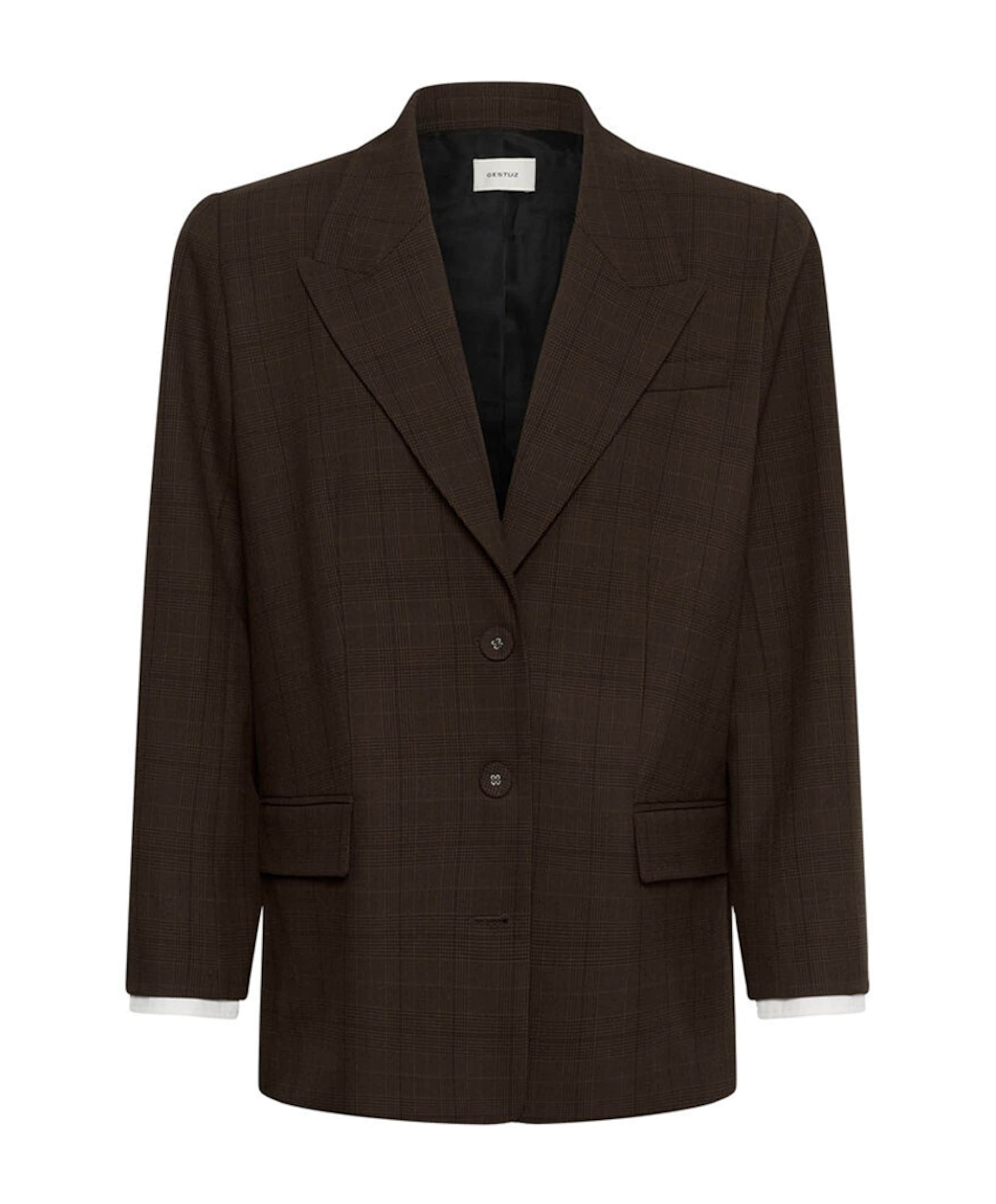 Dames blazer bruin