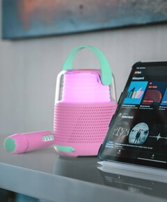 Karaoke & Luminous KS-80 speaker roze