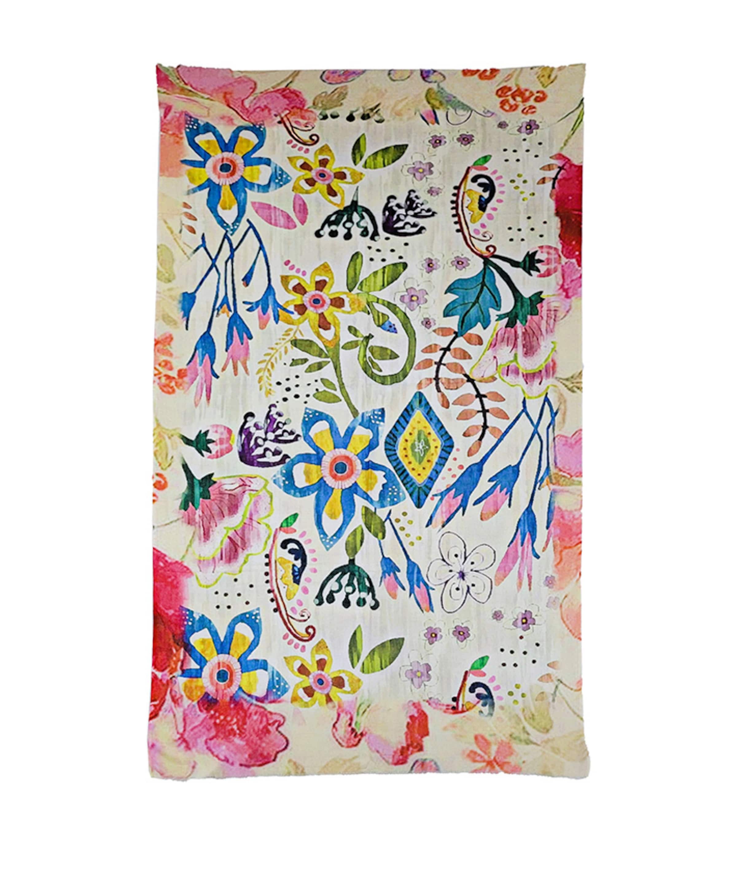 Dames sjaal multicolor