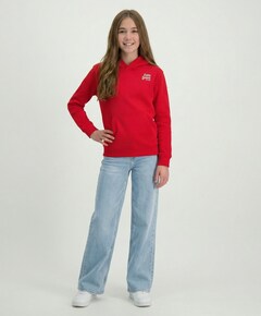 Meisjes hoodie rood