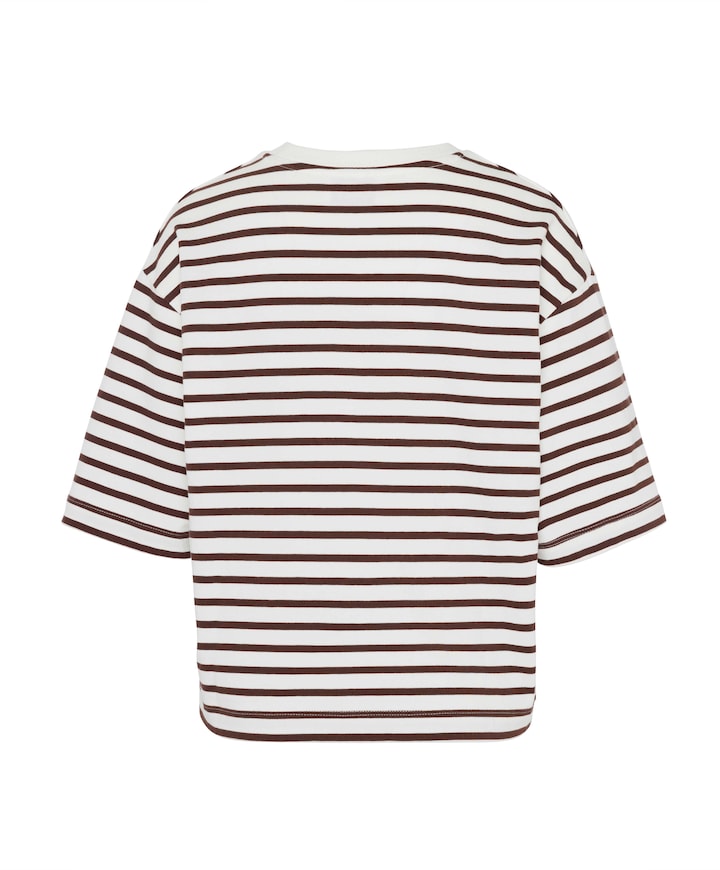 Dames T-shirt bruin