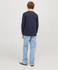 JJICLARK JJORIGINAL SQ 702 NOOS JNR jongens jeans blauw
