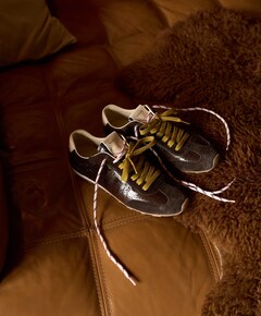 Billy Lou dames sneakers bruin