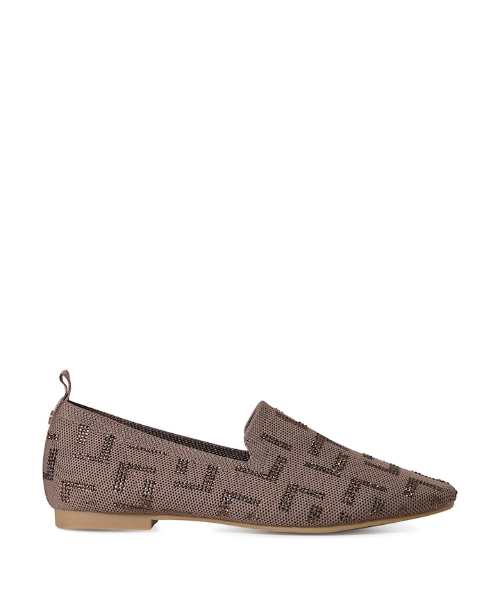 dames loafers bruin