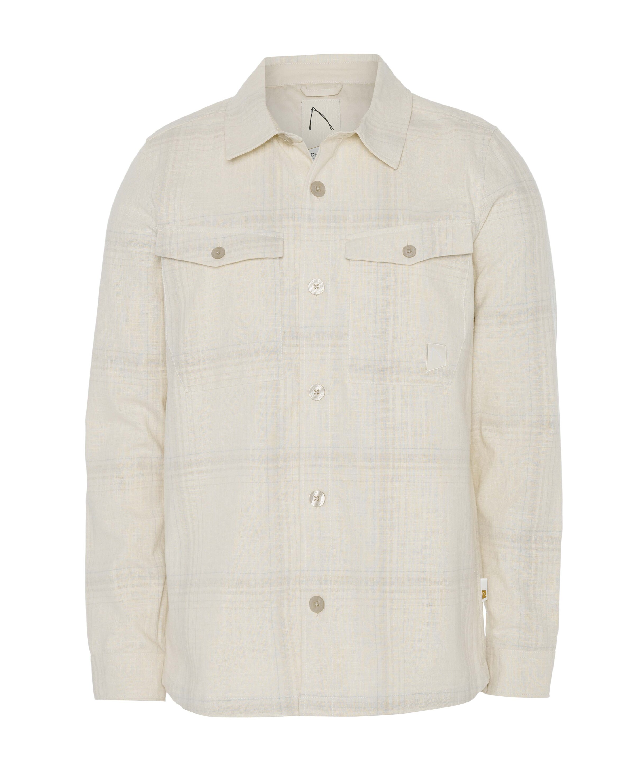 Heren overshirt ecru