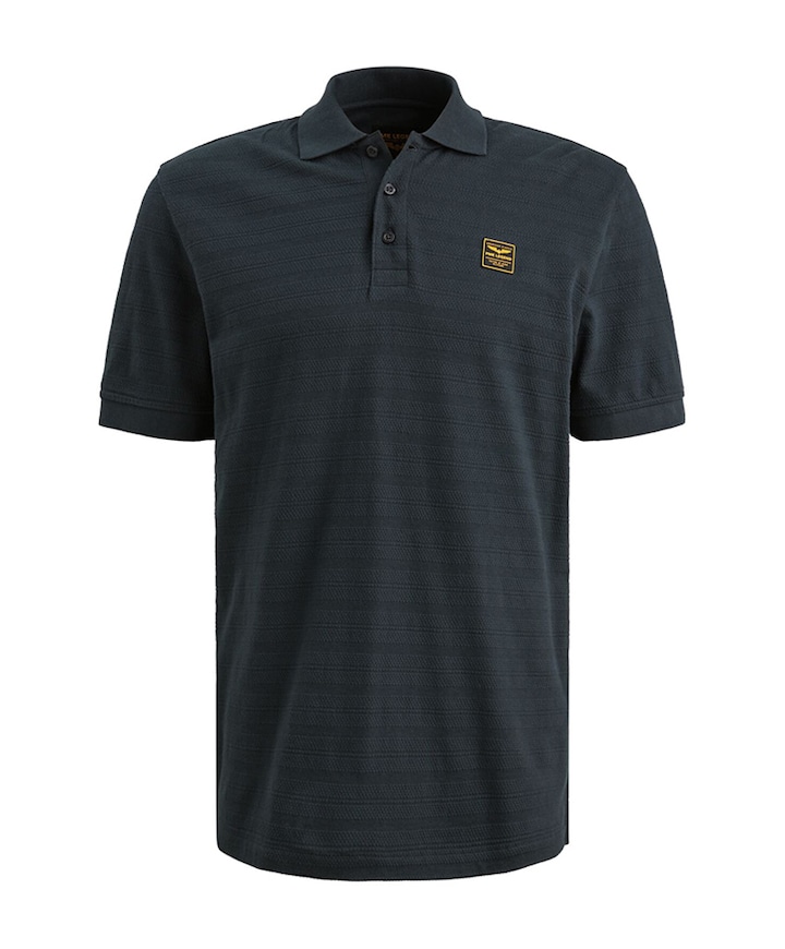 Heren polo blauw