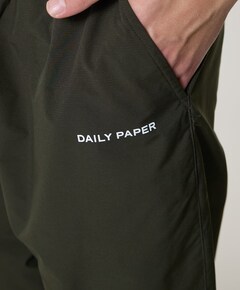 Daily Paper Eward Crinkle broek groen