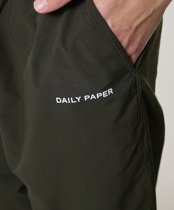 Daily Paper Eward Crinkle broek groen