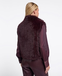 Dames gilet bordeaux