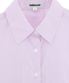 Meisjes blouse korte mouw paars