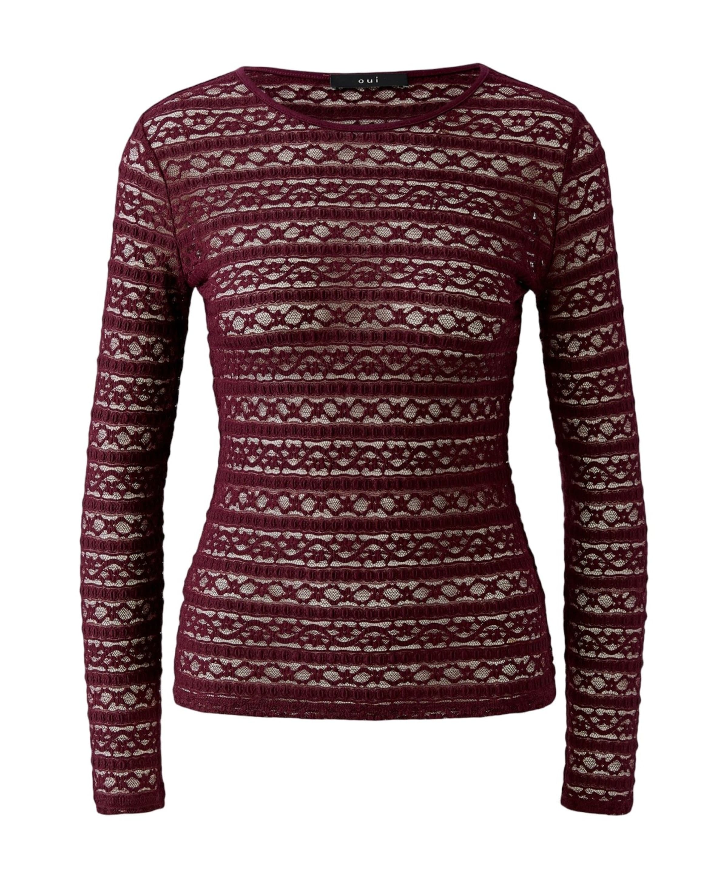 Dames longsleeve rood