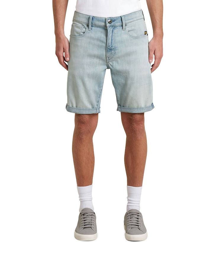 3301 Slim Shorts heren korte broek blauw