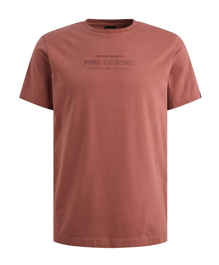 Heren t-shirt bordeaux