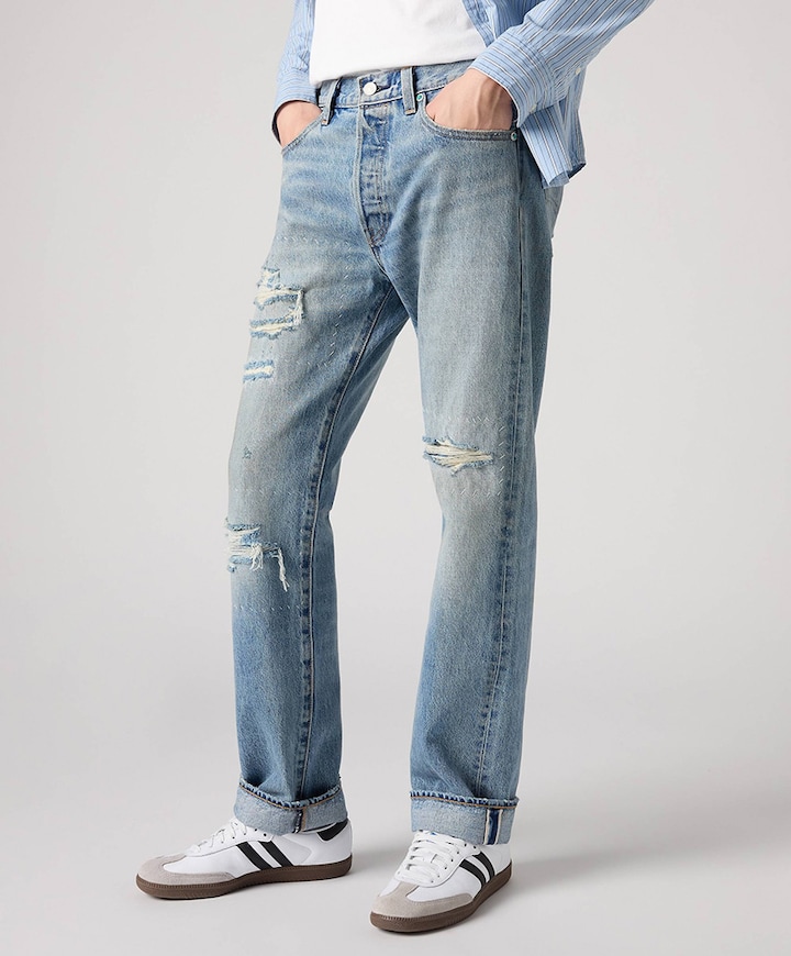 501 original  heren jeans blauw