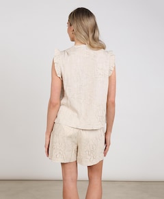Dames top beige