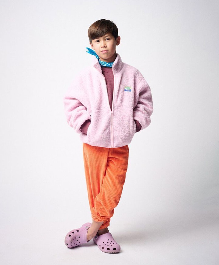 Uniseks jas roze