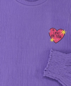 Meisjes longsleeve paars