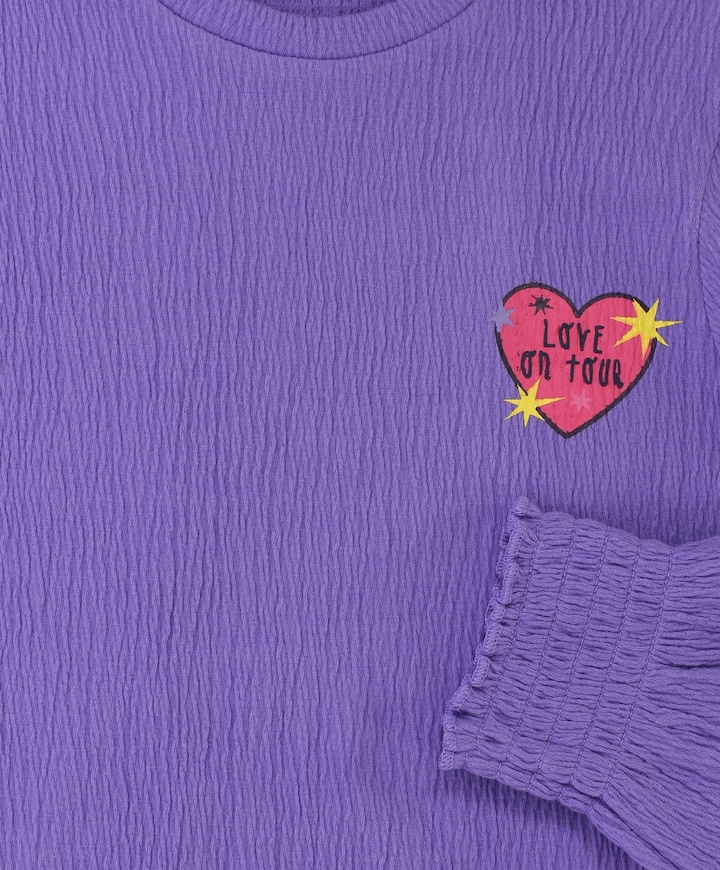 Meisjes longsleeve paars