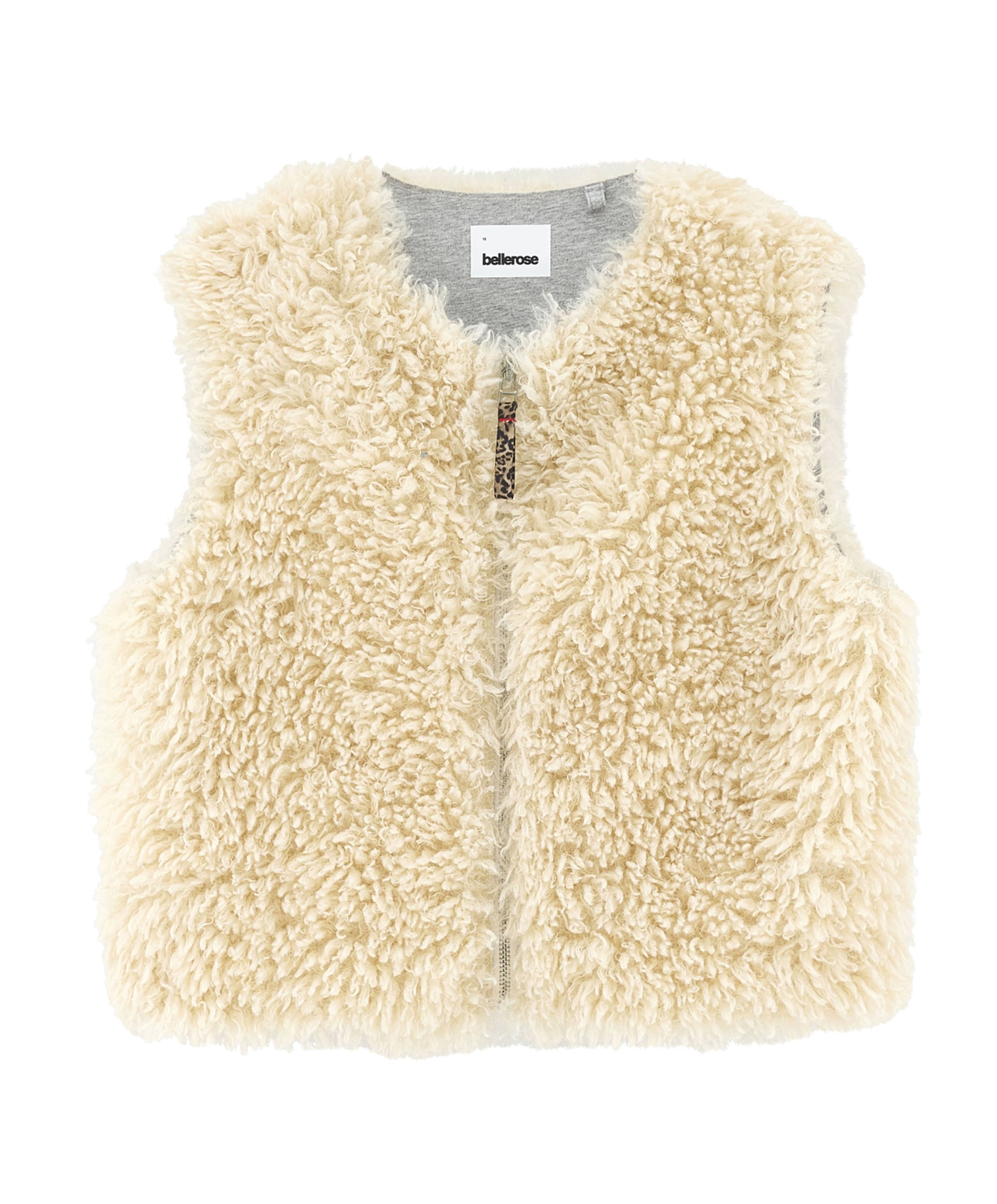 Meisjes bodywarmer ecru