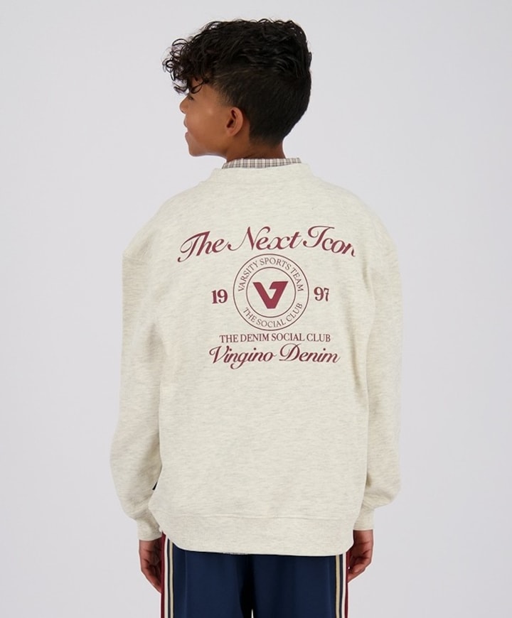 Jongens sweater ecru