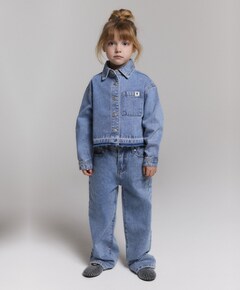 Meisjes spijkerjas blauw