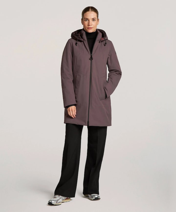 Dames jas bordeaux