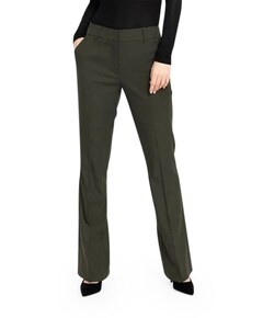 CLARAFV 438 DARK GREEN MELANGE dames pantalon groen