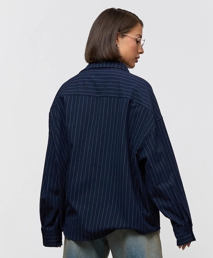 Uniseks overshirt blauw