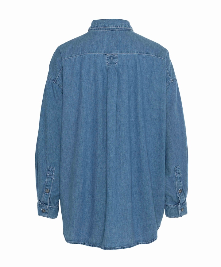 Dames blouse blauw