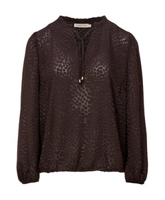 Dames blouse bruin