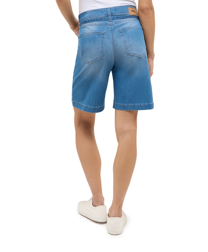 LIA CITY dames korte broek blauw