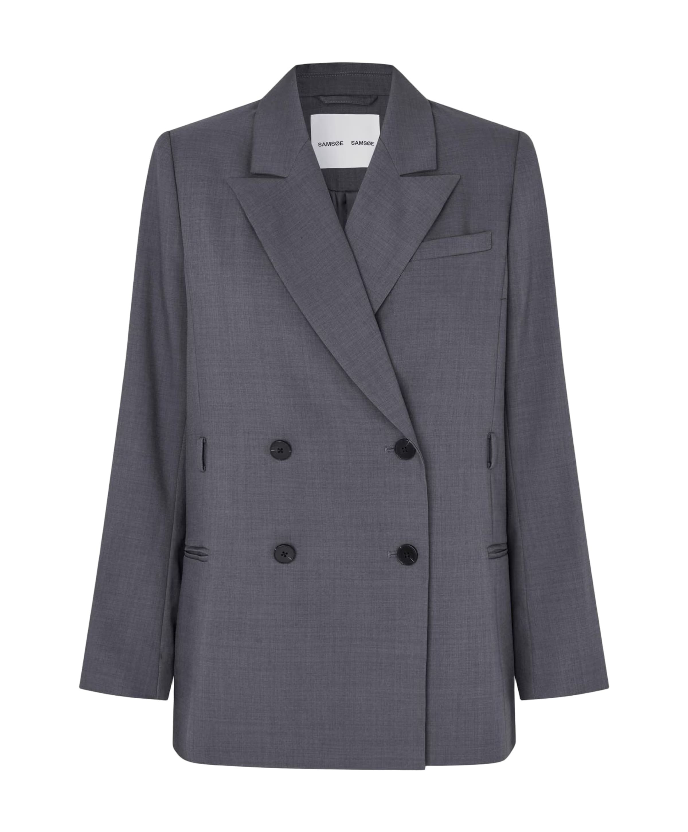 Dames blazer grijs