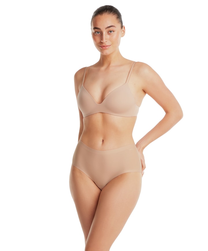 Dames slip beige