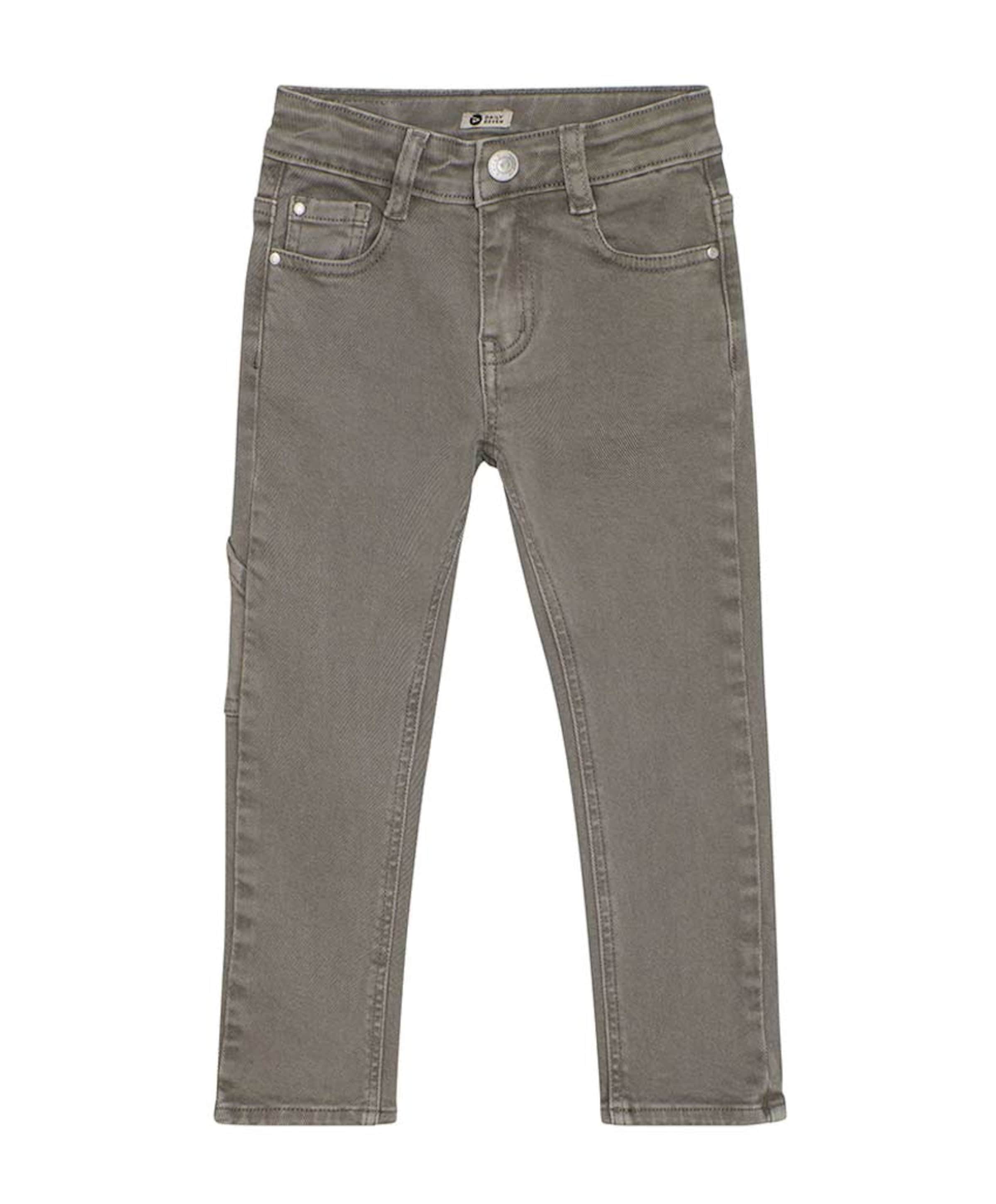 Coloured Wide Fit jeans grijs