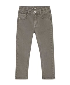 Coloured Wide Fit jeans grijs