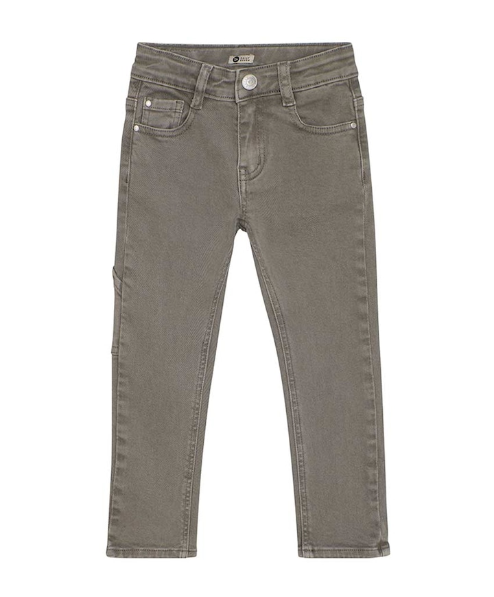 Coloured Wide Fit jeans grijs