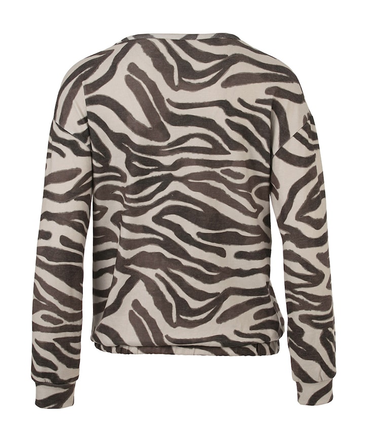 Dames longsleeve bruin