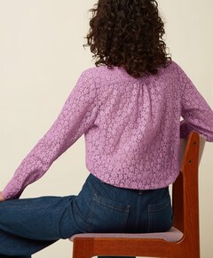 Dames blouse paars