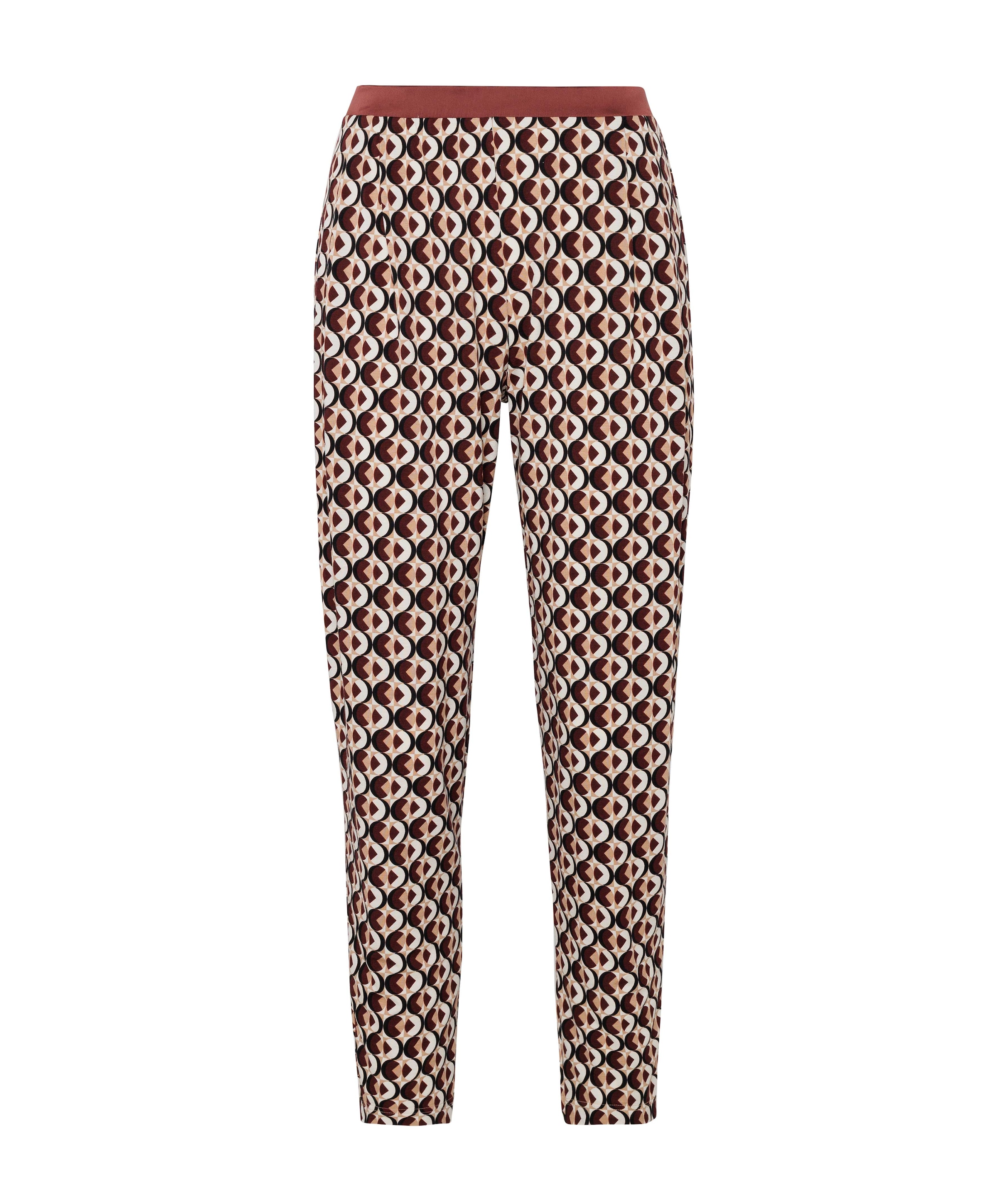 Dames pyjamabroek bordeaux