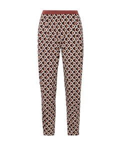 Dames pyjamabroek bordeaux