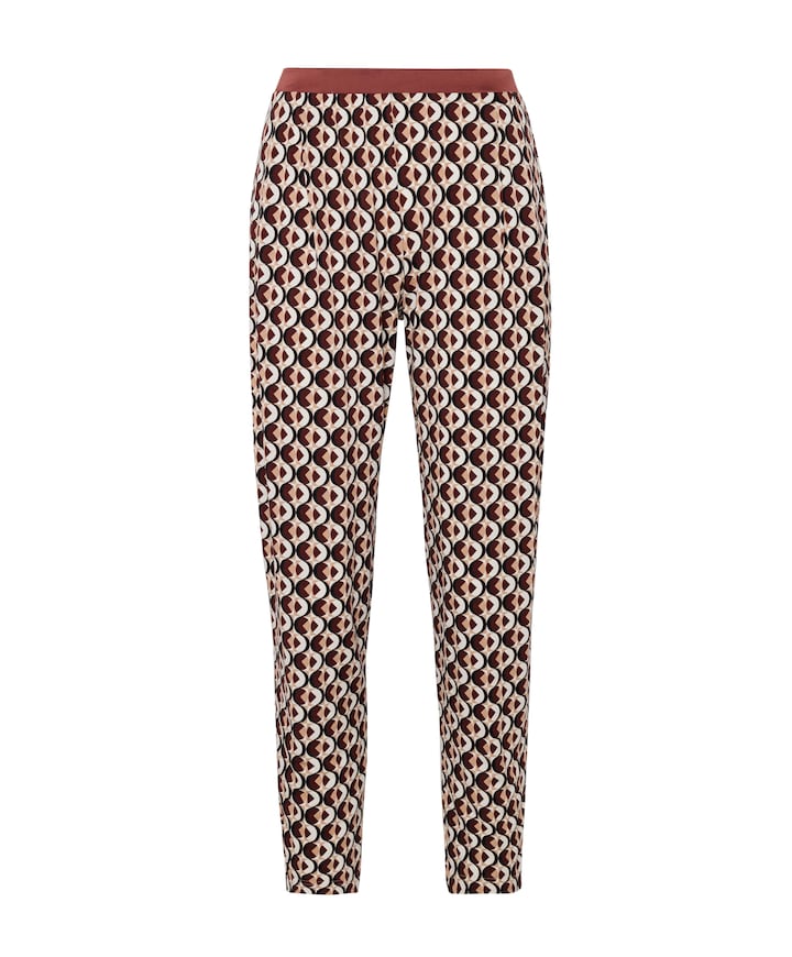 Dames pyjamabroek bordeaux