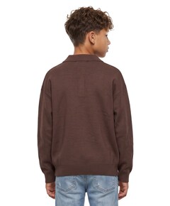 Jongens polo bruin