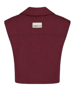 Dames gilet bordeaux