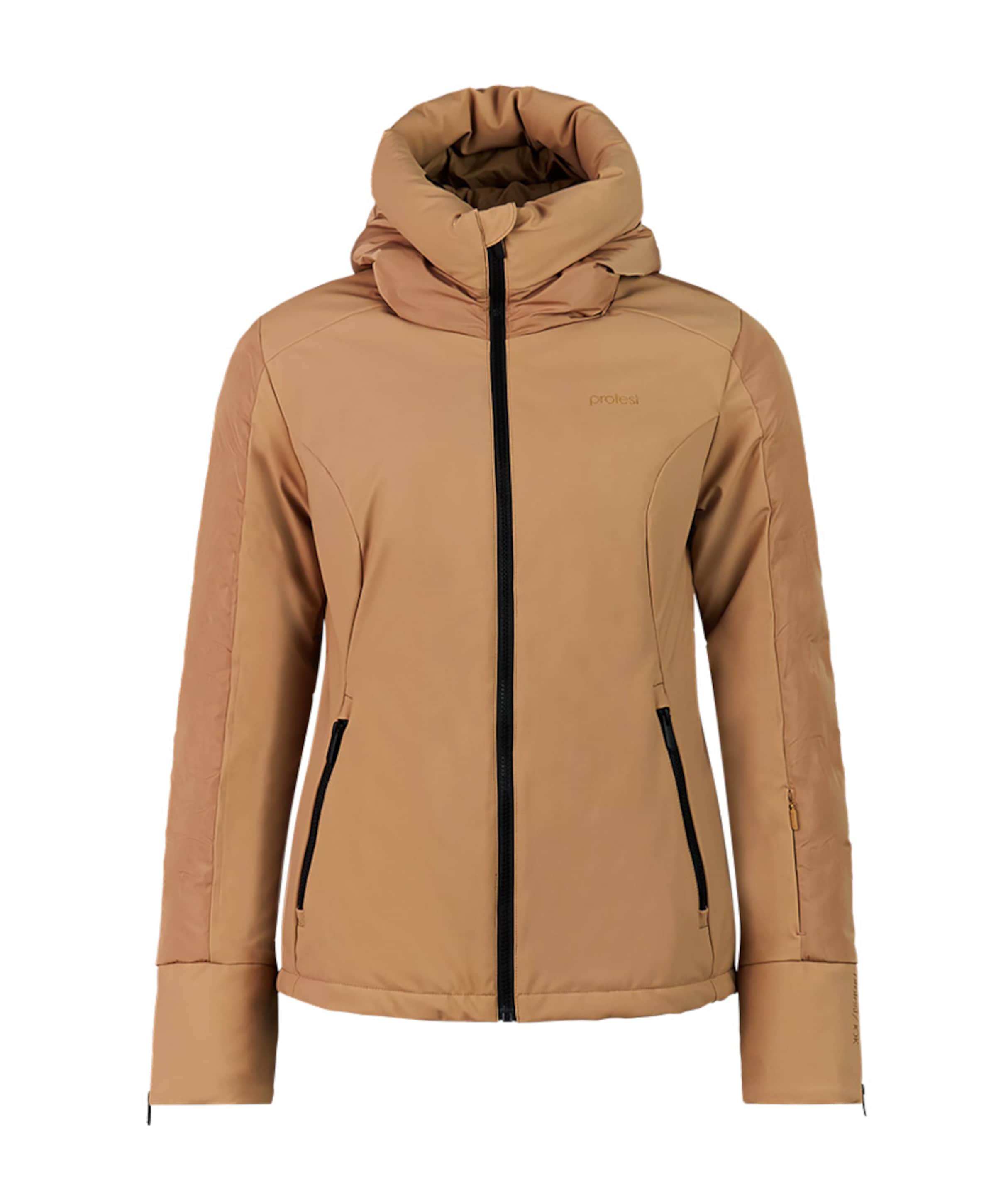 Dames ski-jas beige
