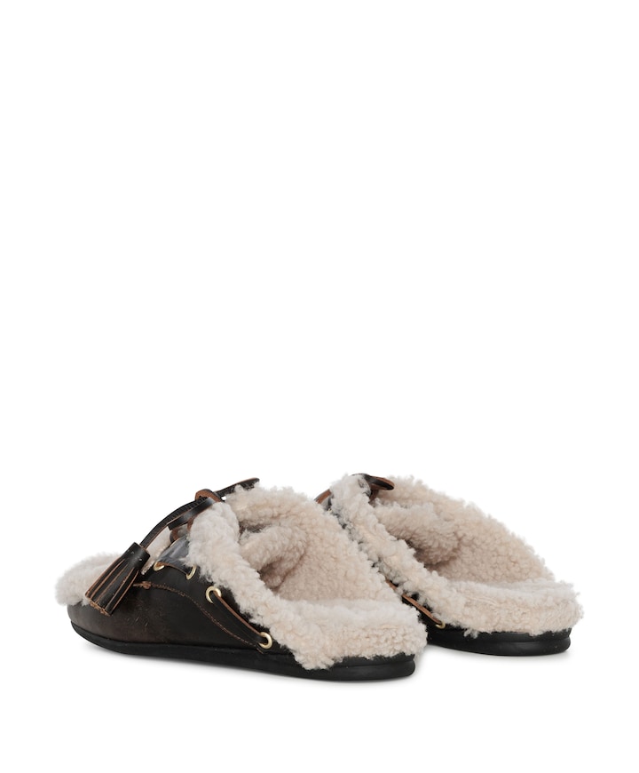 dames instappers bruin